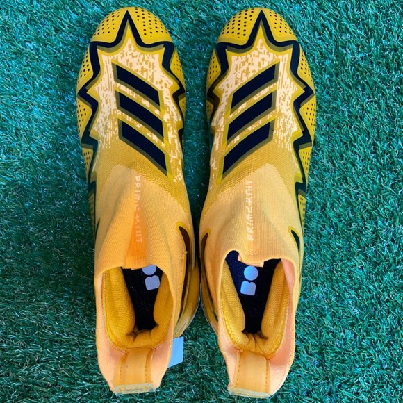 Adidas Primeknit Freak Ultra 22 Yellow Football Cleats GZ0469 Men Size 14 NEW main image 5